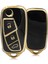 Doblo Fiorino 500 3 Buton Sustalı Nano Anahtar Kılıfı Siyah 1