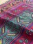 170 x 116 cm Bohem Stili Türk Kilim, Geometrik ve Koç Boynuzlu Motifler, Canlı Mavi ve Bordo Renkler, El Dokuma Kilim 5