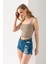 Ponpon Desenli Askılı Crop Top, Body, Şık Rahat V Yaka Fitilli Kolsuz T-Shirt Krop, Askılı Krop, Top 1