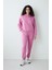 Pembe Kapüşonlu Silky Touch Sweatshirt 2