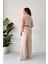 Gold Kemerli Tulum Krem 4