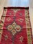 188 x 77 cm El Dokuma Türk Kilim, Ender Desenli Harika Kilim, Şık Boho Stili Ev Dekoru, Nostaljik Kilim 4