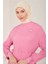 Beli Ayarlanabilir Gofreli Elbise 23Y9659 Şeker Pembe 5