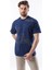 Lacivert Baskılı Erkek T-Shirt E7115 2
