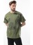 Haki Baskılı Erkek T-Shirt E7115 2