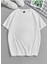Beyaz T-Shirt & Gri Şort Takım 3