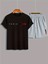 Oversize T-Shirt Paris Baskılı Ünisex Yazlık T-Shirt ve Şort 2 Li Set Combin Takım 4