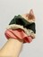 3'lü Scrunchie Saten Lastikli Toka Somon Krem Haki 2