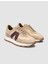 %100 Hakiki Deri Bej Kadın Sneaker 2