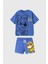 Yeni Sezon Erkek Çocuk Paw Patrol Baskılı Mavi Renk Alt-Üst Şortlu Takım 1