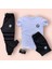 Bmw Baskılı Ünisex Yazlık T-Shirt ve Eşofman Altı 3 Li Set Combin Takım 3