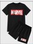 Penye Yazlık Şort ve Penye Tshirt Marvel Spor Takım Tshirtşort 1
