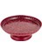Donna Ayaklı Dekoratif Tabak Bordo 28 cm 2