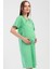 Kadın Kısa Kol Lohusa Yeşil Tunik C5T3N1O804 3