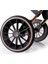 Pro Max2 I-Size Çift Yönlü Kolay Katlanabilen Su Geçirmeyen Travel Sistem Bebek Arabası Black Yağmurluk Yanında Black 4