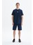 Erkek Regular Fit Basic Süprem % 100 Pamuk Cepli Şort Y29574279502 1
