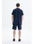 Erkek Regular Fit Basic Süprem % 100 Pamuk Cepli Şort Y29574279502 5