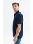 Erkek Regular Fit Basic % 100 Pamuk Pike Polo Yaka Tişört Y29374354502 4