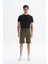 Erkek Regular Fit Basic Süprem % 100 Pamuk Cepli Şort Y29504279002 1