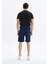 Erkek Regular Fit Basic Süprem % 100 Pamuk Cepli Şort Y29504279002 4