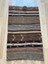 125 x 80 cm bohem Stili Çizgili Halı, Kahverengi Tonlarında Yün Kilim, Şık ve Sıcak Halı, El Dokuma Harika Vintage Kilim 2