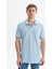 Erkek Regular Fit Basic % 100 Pamuk Pike Polo Yaka Tişört Y29374353802 1