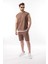 Vizon Sıfır Kol Erkek Şort T-Shirt Takım E7308 4