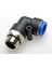 Pnömatik Dirsek Bağlantı 1/4 - 6 mm 3