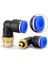 Pnömatik Dirsek Bağlantı 1/2 - 16 mm 1