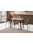 Mini 60 x 100 Milano Mdf Ortadan Açılır Masa 4 Adet Suna Sandalye 1