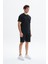 Erkek Regular Fit Basic Süprem % 100 Pamuk Yandan Ve Arka Cepli Şort Y29344279402 5
