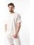 Ekru Overfit Baskılı Erkek Şort T-Shirt Takım E7302 4