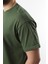 Haki Overfit Baskılı Erkek Şort T-Shirt Takım E7302 5