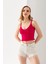 Petek Örgülü Askılı Crop Top, Body, Şık Rahat V Yaka Fitilli Kolsuz T-Shirt Krop, Askılı Krop, Top. 1