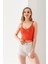 Petek Örgülü Askılı Crop Top, Body, Şık Rahat V Yaka Fitilli Kolsuz T-Shirt Krop, Askılı Krop, Top. 1