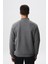 Erkek Slim Fit Scuba Su Geçirmeyen Kumaş Basic Kol Cepli Tam Fermuar Kolej Yaka Sweatshirt K28324988301 5