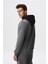 Erkek Slim Fit Basic Kanguru Cepli Su Geçirmeyen Scuba Kumaş Interlok Kapşonlu Sweatshirt K28254988601 4