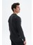 Erkek Slim Fit Likralı Akrilik Kumaş V Yaka Kareli Kazak K0KRO0860 4