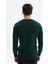 Erkek Slim Fit Likralı Akrilik Kumaş V Yaka Kareli Kazak K0KRO0860 5