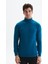Erkek Slim Fit Likralı Akrilik Kumaş Boğazlı Yaka Triko Kazak K0KRO0862 1