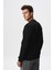 Erkek Slim Fit Su Geçirmeyen Scuba Kumaş Interlok Bisiklet Yaka Sweatshirt K28124988801 4