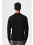 Erkek Slim Fit Su Geçirmeyen Scuba Kumaş Interlok Bisiklet Yaka Sweatshirt K28124988801 5