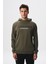 Erkek Slim Fit Scuba Interlok Su Geçirmeyen Kanguru Cepli Kapşonlu Sweatshirt K28254988701 1