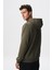 Erkek Slim Fit Scuba Interlok Su Geçirmeyen Kanguru Cepli Kapşonlu Sweatshirt K28254988701 4