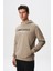 Erkek Slim Fit Scuba Interlok Su Geçirmeyen Kanguru Cepli Kapşonlu Sweatshirt K28254988701 3