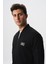 Erkek Slim Fit Scuba Su Geçirmeyen Kumaş Basic Kol Cepli Tam Fermuar Kolej Yaka Sweatshirt K28324988301 2