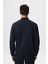 Erkek Slim Fit Scuba Su Geçirmeyen Kumaş Basic Kol Cepli Tam Fermuar Kolej Yaka Sweatshirt K28324988301 6