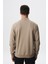 Erkek Slim Fit Scuba Su Geçirmeyen Kumaş Basic Kol Cepli Tam Fermuar Kolej Yaka Sweatshirt K28324988301 5