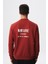 Baskılı Yazılı Regular Fit Şardonlu Erkek Bisiklet Yaka Sweatshirt K28124602901 5