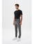 Erkek Slim Fit Scuba Su Geçirmeyen Kumaş Normal Paça Eşofman Altı K28174998501 3